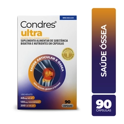 Condres Ultra Colágeno Tipo II 40 mg + Vitamina D 200 UI + Magnésio 130 mg 90 Cápsulas