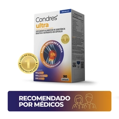 Condres Ultra Colágeno Tipo II 40 mg + Vitamina D 200 UI + Magnésio 130 mg 90 Cápsulas