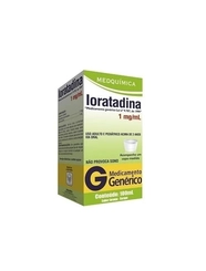 Loratadina Xarope 1Mg/Ml Medquímica Caixa Com 100Ml