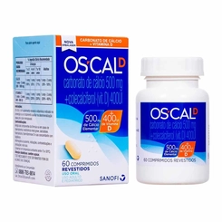 OSCAL D 500MG/400UI 60CP