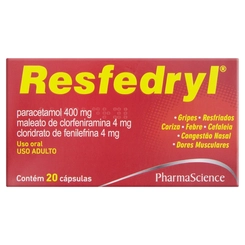 RESFEDRYL C/20CP (PHA)