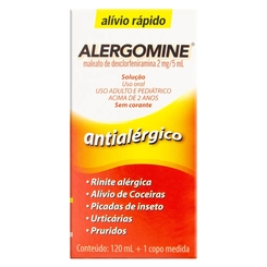 Alergomine 2mg/5ml Xarope 120ml - CIMED