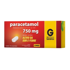 PARACETAMOL 750MG C/20CP (CMG)