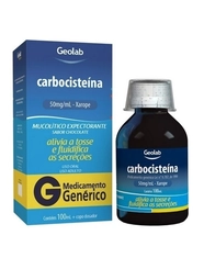 Carbocisteina 50mg/ml Xarope Adulto 100ml - GEOLAB
