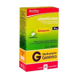 Simeticona 40Mg Biosintética Caixa Com 20 Comprimidos
