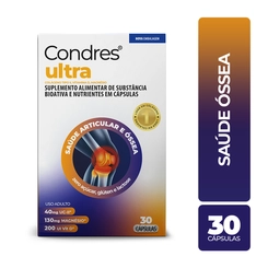 Condres Ultra Colágeno Tipo II 40 mg + Vitamina D 200 UI + Magnésio 130 mg 30 Cápsulas