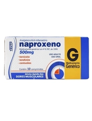 Naproxeno 500Mg Teuto Com 10 Comprimidos