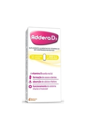 Addera D3 Comprimido 10000Ui Com 4 Comprimidos