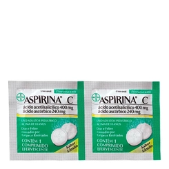 Aspirina C Limão 2 Comprimidos Efervesc- BAYER