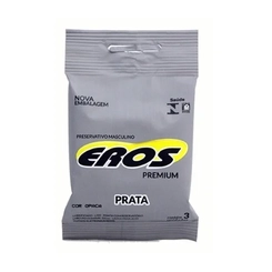 Preservativo Eros Prata 52Mm C/3Unidades
