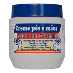 Creme Pes E Maos Sebo De Carneiro Pote 240G