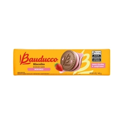 Biscoito Recheado Bauducco Morango 140G
