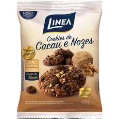 COOKIES C/NOZES/CHOC ZERO ACUCAR 40G