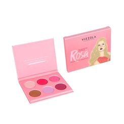 Paleta De Sombras Vizzela Quarta Rosa 14,4G