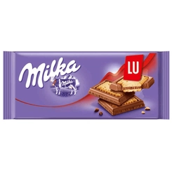 BARRA CHOC MILKA LU 87G