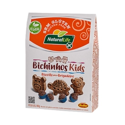 Biscoitos Bichinhos Kids Vegano Sem Glúten 80g
