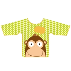 Babador Com Manga Macaco Multikids Baby - BB342