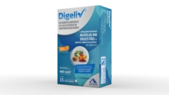 Digeliv 400Galu, Caixa Com 15 Comprimidos Mastigáveis