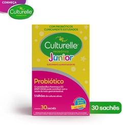 Culturelle Junior Probiótico 30 Sachês Sem Sabor
