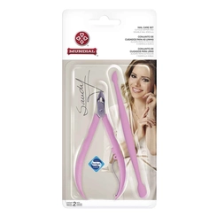 Kit Mundial Alicate+Espatula Sandy/Junior Rosa