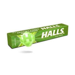 Bala De Uva Verde Halls 28G