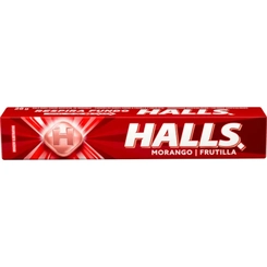 Bala De Morango Halls 28G