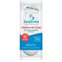 Atadura de Crepe 8cmx1,2m 1 Unidade - SANFARMA