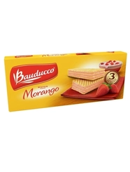 BISC BAUDUCCO WAFER MORANGO 140G