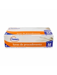 LUVA PROCED M C/PO 100UN (CRM)