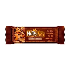 BARRA CASTANHAS NUTS CAST/COC/CAC 25G