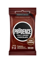 Preservativo Prudence Chocolate Embalagem 3 Un