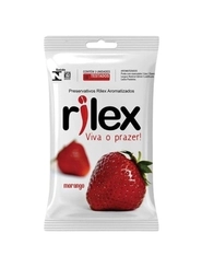 Preservativo Rilex Morango C/3Unidades
