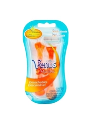Aparelho De Barbear Gillette Venus Malibu Embalagem 2 Un