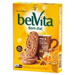 BISC BEL VITA MEL E CACAU 75G
