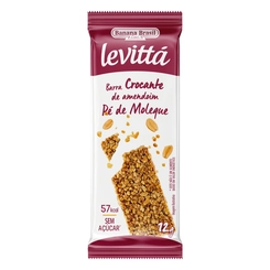 Levittá Barra Crocante De Amendoim Pé De Moleque Unidade 12G