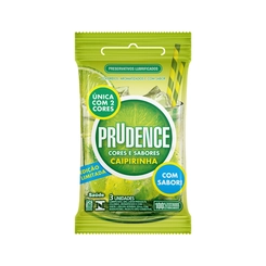 Preservativo Prudence Caipirinha C/3Unidades
