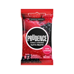 Preservativo Prudence Tutti Frutti Embalagem 3 Un