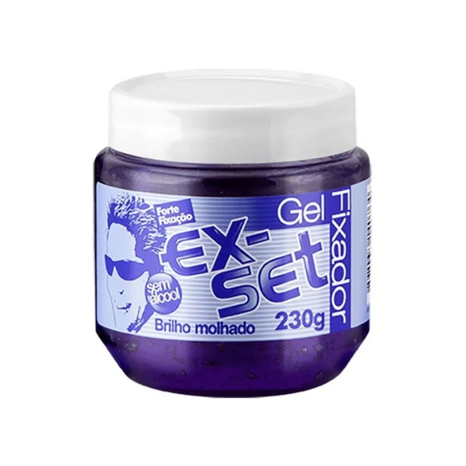 GEL EX-SET POTE FIXADOR ROXO 230G 46981 - GEL EX-SET POTE FIXADOR