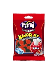 Bala De Gelatina Amoras Fini 90G