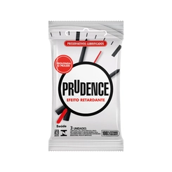 Preservativo Prudence Efeito Retardante Embalagem 3 Un