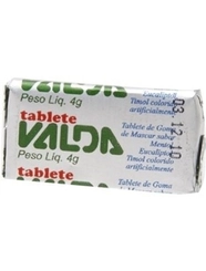 Chiclete em Tablete 4g - VALDA