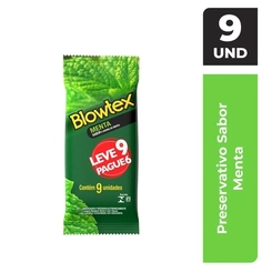 Preservativo Aroma Menta Blowtex Leve 9 Pague 6 Unidades
