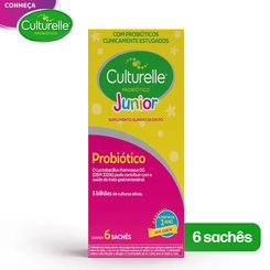 Culturelle Junior Probiótico 6 Sachês Sem Sabor