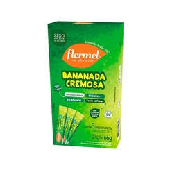 Bananada Cremosa Flormel Zero Embalagem 22G