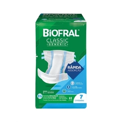 Fralda Geriatrica Bigfral Classicasico Eg C/7Unidades