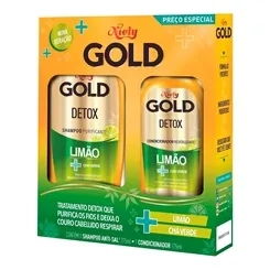 Kit Shampoo Niely Gold Detox 275ml + Condicionador 175ml