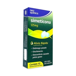 Simeticona 125mg 10 Cápsulas Neo Química Genérico