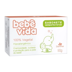 Sabonete Barra Bebe Davene Vegetal 90G