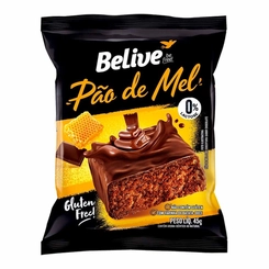 Biscoito Doce Belive Pão De Mel Zero Lactose Embalagem 45G