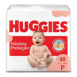 Fralda Huggies Máxima Proteção P 48 unidades